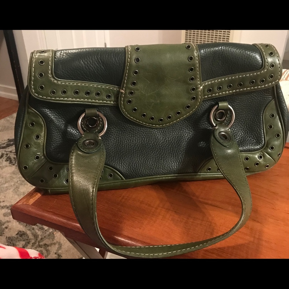 Michael Kors vintage green handbag
